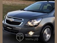 Маска утеплитель радиатора СТАНДАРТ для автомобиля Chevrolet Cobalt / Шевроле Кобальт 2013-н.в.