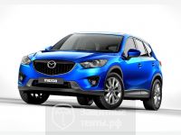 Маска утеплитель радиатора ПРЕМИУМ для автомобиля Mazda CX-5 2012-2015 / Мазда ЦX-5 2012-2015