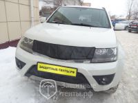 Маска утеплитель радиатора СТАНДАРТ для кроссовера Suzuki Grand Vitara 2012-2016 / Сузуки Гранд Витара 2012-2016