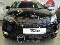 Маска утеплитель радиатора НОРМА для автомобиля KIA Rio / КИА Рио 2012-2015