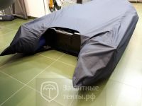 Модельный тент-чехол на резиновую ПВХ лодку арт.450