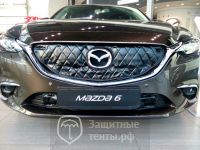 Маска утеплитель радиатора СТАНДАРТ для  автомобиля Mazda 6 / Мазда 6 2015-2018