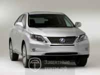 Маска утеплитель радиатора ПРЕМИУМ для автомобиля Lexus RX 450 H hibrid 2009-2012 / Лексус РХ АШ гибрид 2009-2012