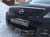 Маска утеплитель радиатора НОРМА для автомобиля Nissan Teana / Ниссан Теана 2008-2011