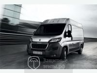 Маска утеплитель радиатора СТАНДАРТ для автомобиля Peugeot Boxer / Пежо Боксер 2016 (слитная)