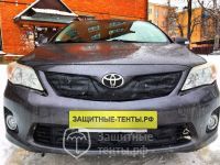 Маска утеплитель радиатора НОРМА для автомобиля Toyota Corolla / Тойота Королла 2010-2013 (E150) Рестайлинг