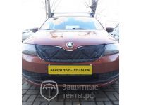 Маска утеплитель радиатора НОРМА для автомобиля Skoda Rapid / Шкода Рапид 2017-2020