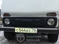 Маска утеплитель радиатора СТАНДАРТ для автомобиля Lada urban 4x4 / Лада урбан 4х4 2014-2019