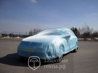 Тент чехол для автомобиля, ЭКОНОМ арт.2у, дл до 4,5м, шир.1,75м, выс.1,5м, универсал