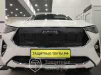 Маска утеплитель радиатора СТАНДАРТ для внедорожника Haval F7X / Хавал Ф7Х 2019-н.в.