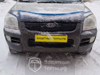Маска утеплитель радиатора НОРМА для автомобиля Kia Sportage II / КИА Спортейдж (2004 - 2008)