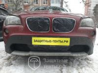 Маска утеплитель радиатора СТАНДАРТ для автомобиля BMW X1 / БМВ ИКС1 (2009 - 2012)