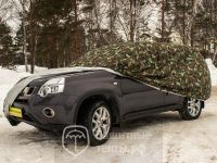 Тент чехол для автомобиля, Двойной КОМФОРТ плюс  для Mercedes S-class long 