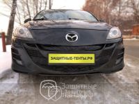 Маска утеплитель радиатора СТАНДАРТ для автомобиля Mazda 3 / Мазда 3 (2008 - 2011)