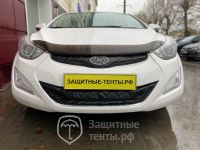 Маска утеплитель радиатора СТАНДАРТ для автомобиля Hyundai Elantra / Хёндай Елантра (2013 - 2016)
