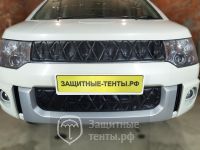 Маска утеплитель радиатора НОРМА для автомобиля Mitsubishi Delica D:5 / Митсубиси Дэлика Д:5 (2007-2019)