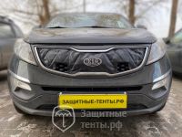 Маска утеплитель радиатора НОРМА для автомобиля KIA Sportage / Киа Спортейдж (2010 - 2014)