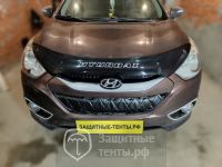 Маска утеплитель радиатора НОРМА для автомобиля Hyundai ix35 / Хендай ай икс 35 (2013 - 2015)