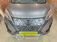 Маска утеплитель радиатора НОРМА для автомобиля Nissan Serena C27 / Ниссан Серена С27 (2016 - 2019)