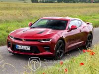 Тент-чехол адаптированный для автомобиля Chevrolet Camaro / Шевроле Камаро