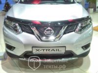 Маска утеплитель радиатора СТАНДАРТ для кроссовера Nissan X-Trail / Ниссан Икс-Трейл 2013-2019