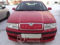 Маска утеплитель радиатора СТАНДАРТ для автомобиля Skoda Octavia Tour / Шкода Октавия Октавия Тур 2004-2008