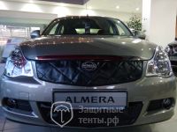 Маска утеплитель радиатора ПРЕМИУМ для автомобиля Nissan Almera 2006-2012 / Ниссан Альмера 2006-2012
