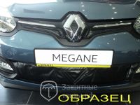 Маска утеплитель радиатора СТАНДАРТ для автомобиля Renault Megane Hatchback / Рено Меган Хэтчбек  2014-2016