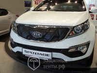 Маска утеплитель радиатора СТАНДАРТ для кроссовера KIA Sportage / КИА Спортейдж 2014-2016