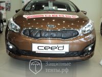 Маска утеплитель радиатора СТАНДАРТ для автомобиля KIA Ceed SW / КИА Сид Универсал 2012-2016